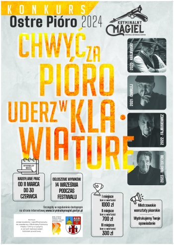 OSTRE PIÓRO 2024 - plakat konkursowy