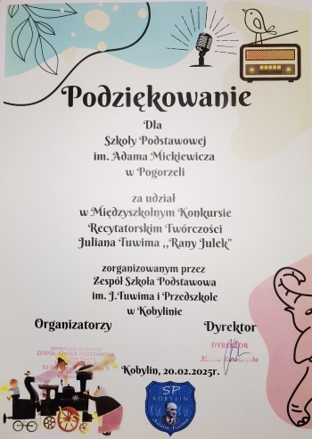 Podziękowania