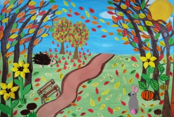 Gracjan Szymczak z klasy IIc