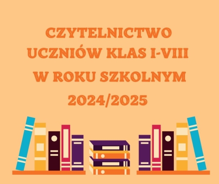 Czytelnictwo uczniów klas I-VIII w roku szkolnym 2024/2025