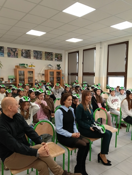 „Kask dla bezpieczeństwa młodego rowerzysty” 